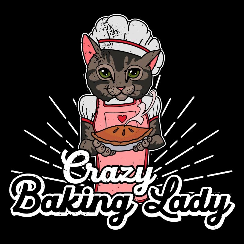 Bäcker Backen Brötchen Sauerteig Katze Spruch