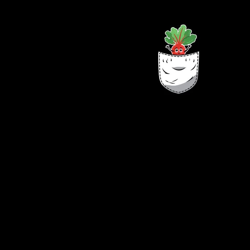 Radieschen Hemdtasche