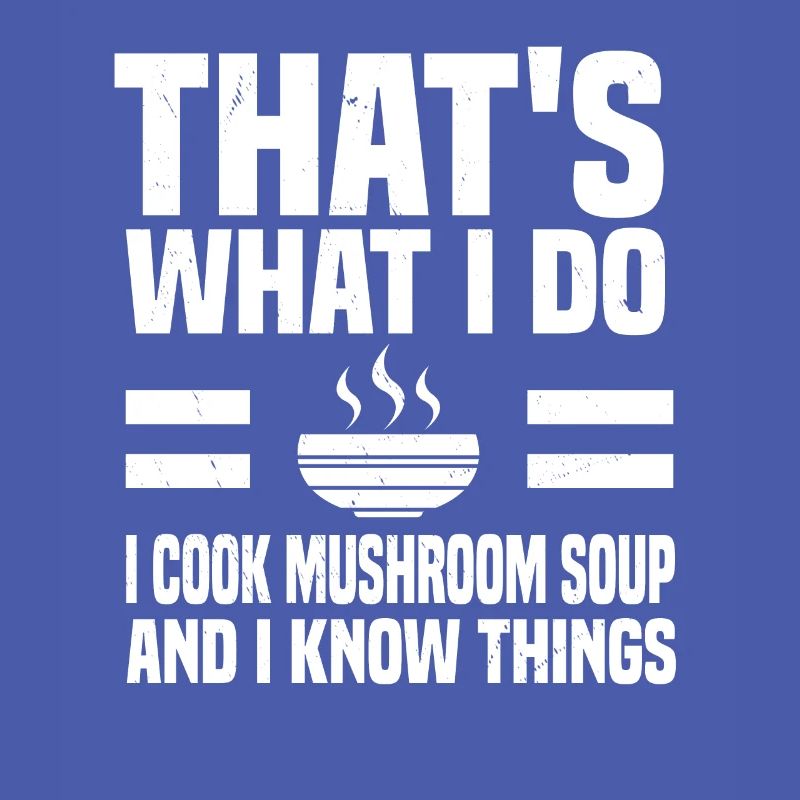 Cuisson de la soupe aux champignons