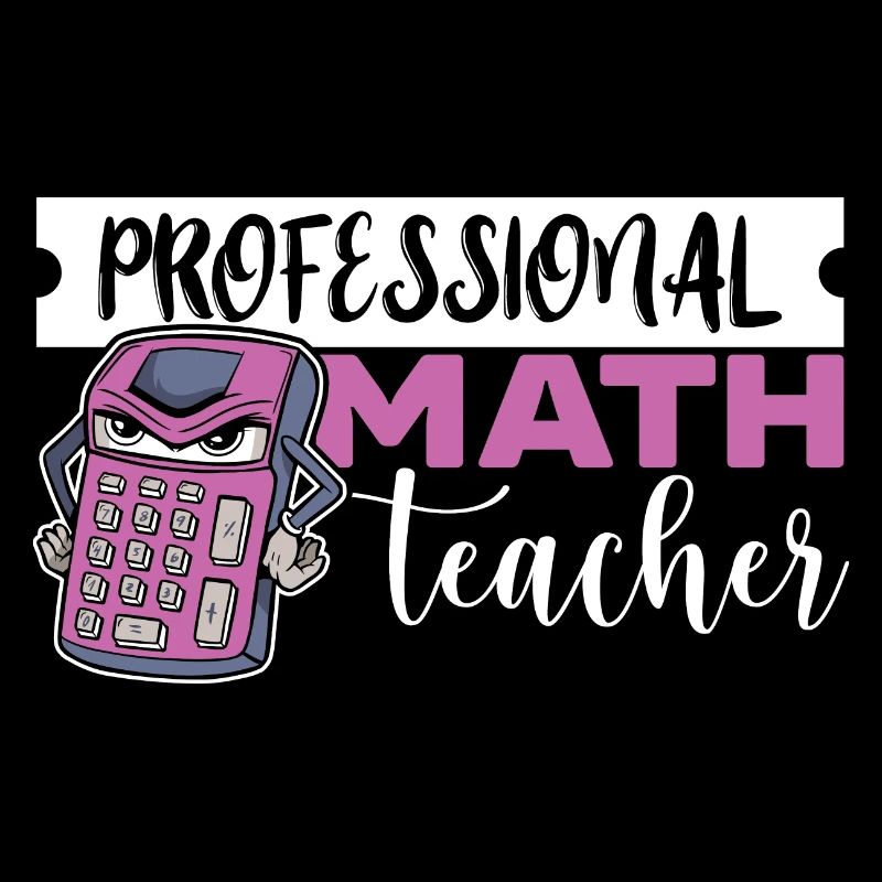 Mathématiques Professeur de mathématiques Professeur Design