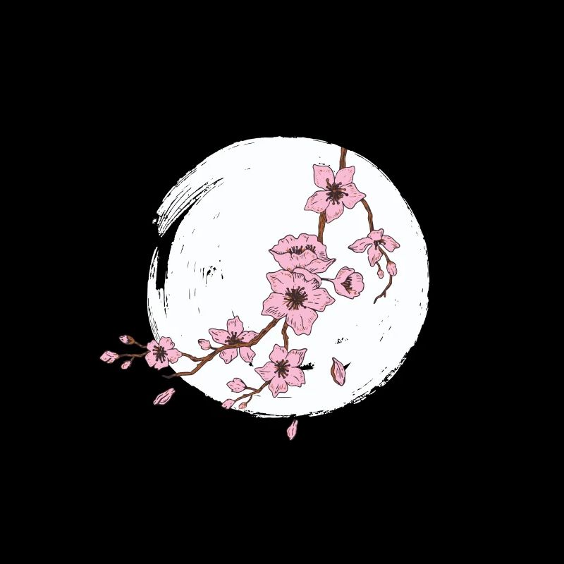 Lune de fleur de cerisier