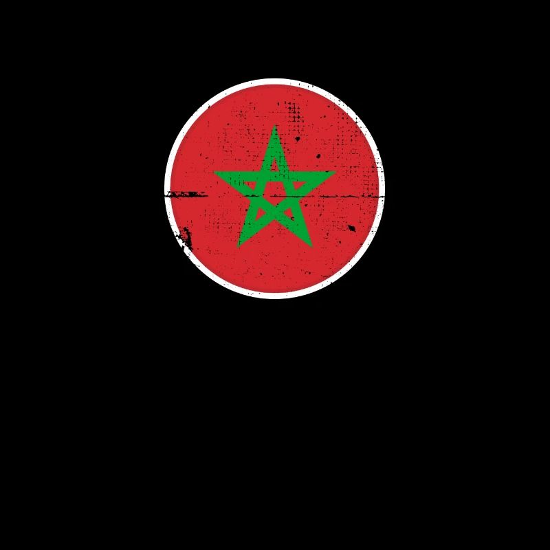 Morocco Vintage Moroccan Flag Moroccan