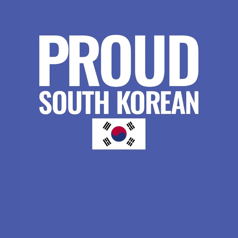 Fier drapeau sud-coréen de la Corée du Sud coréen