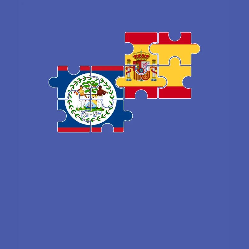 Belize Spanien Flagge Belizer