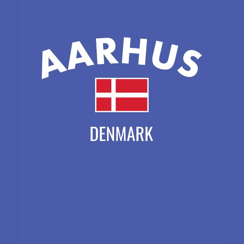 Aarhus Denmark Danish flag Proud Dane