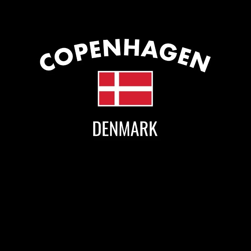 Copenhague Danemark Drapeau danois Proud Dane