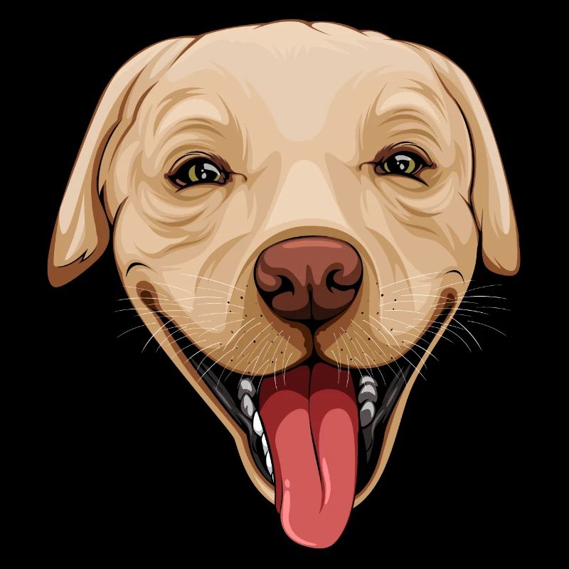 Glücklicher Labrador
