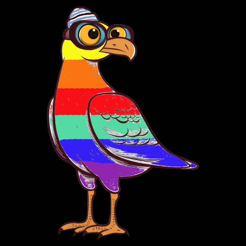 LGBT Rainbow Seagull Seagulls Maritime