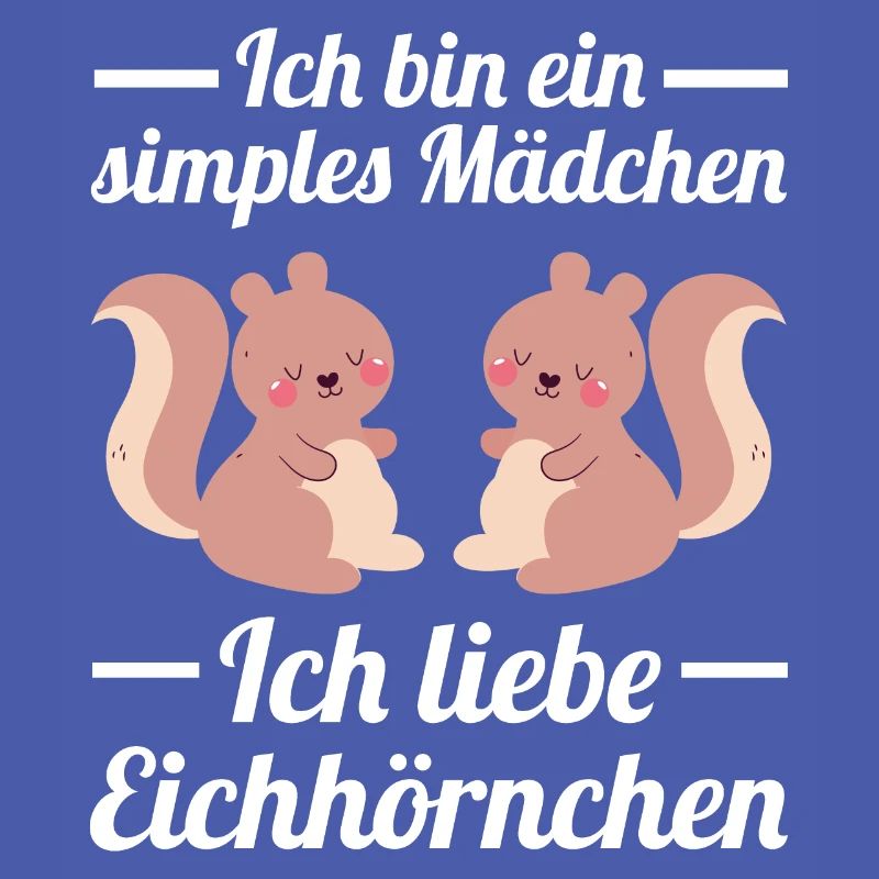 Eichhörnchen Mädchen Wildtier Geschenk