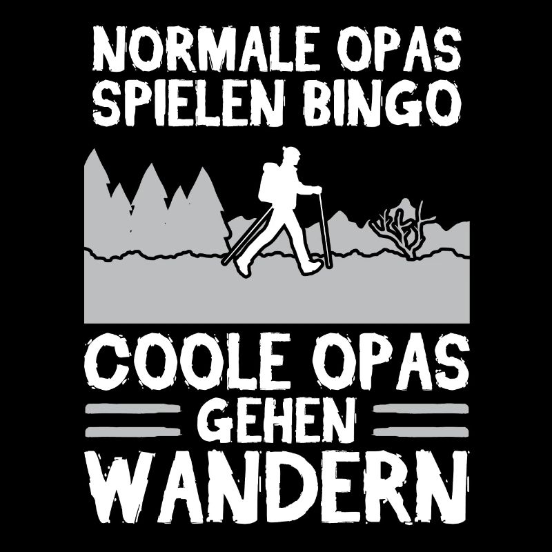Wanderer Opa Bergsteiger Geschenk