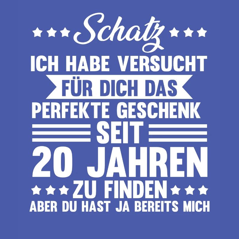 20 Jahre Ehe Ehepaar 20. Hochzeitstag Geschenk