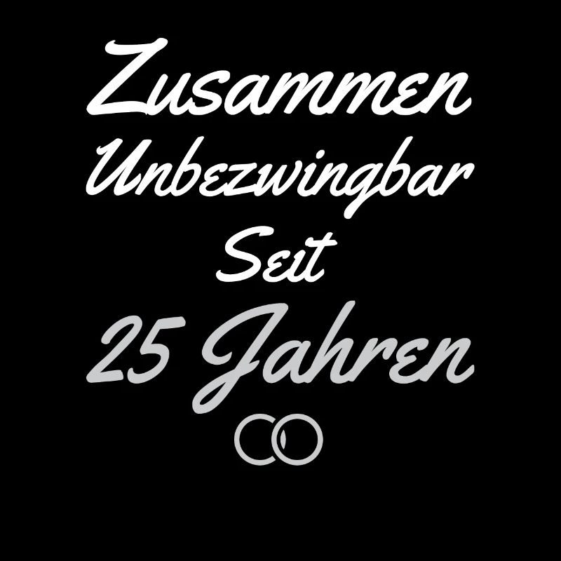 25 Jahre Ehe Ehepaar 25. Hochzeitstag Geschenk