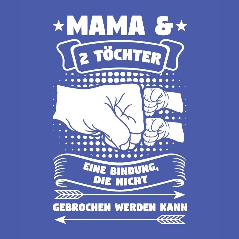 Mama 2 Töchter Mutter Geschenk