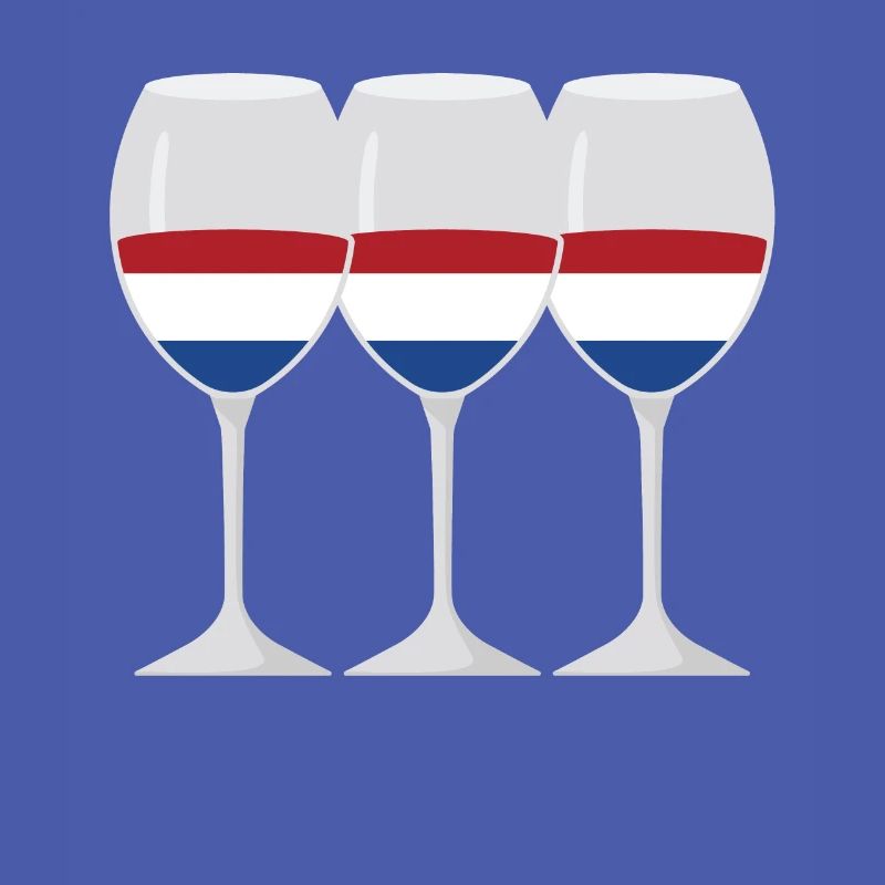 Drapeau Verre de vin Drapeau Pays-Bas Cadeau