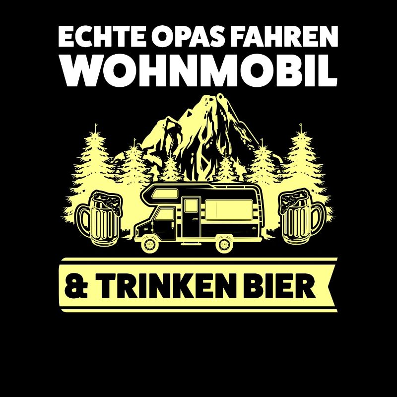 Camper Opa Camping Geschenk