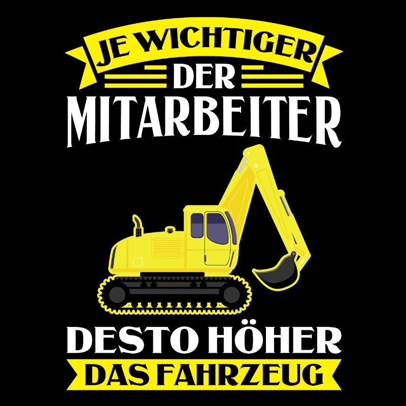 Baggerfahrer Job Baumaschine Geschenk