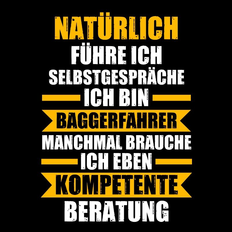 Baggerfahrer Job Baumaschine Geschenk