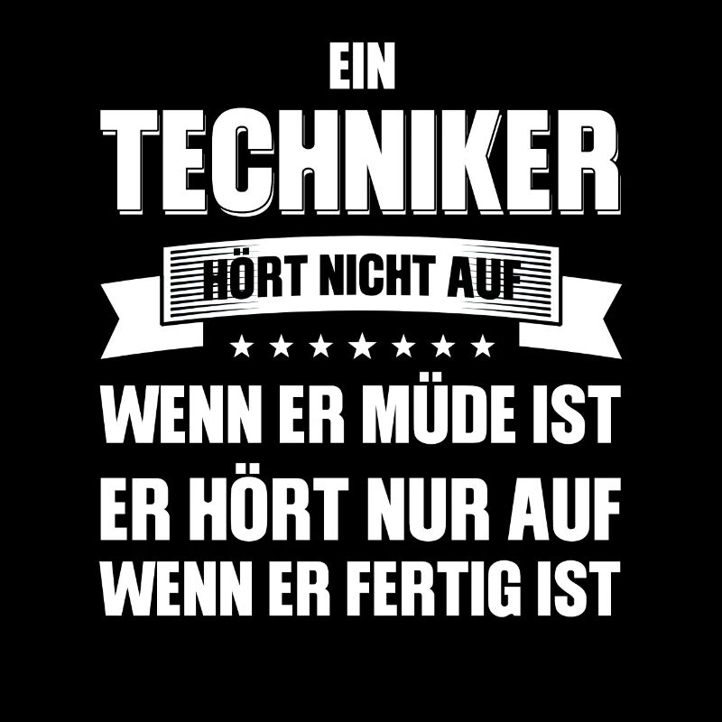 Techniker Beruf Technik Geschenk