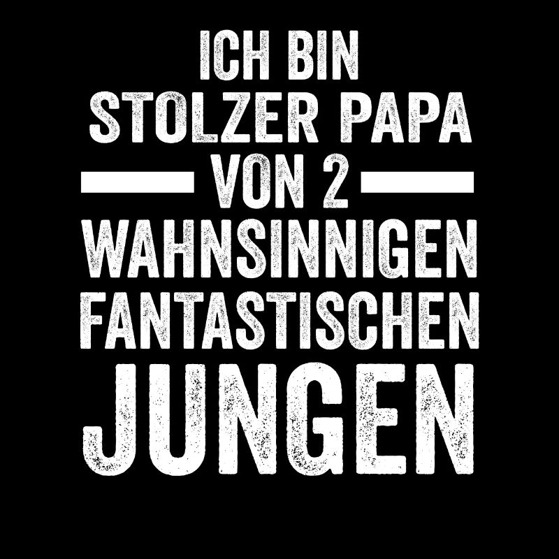 Papa 2 Söhne Papa von 2 Jungs Geschenk