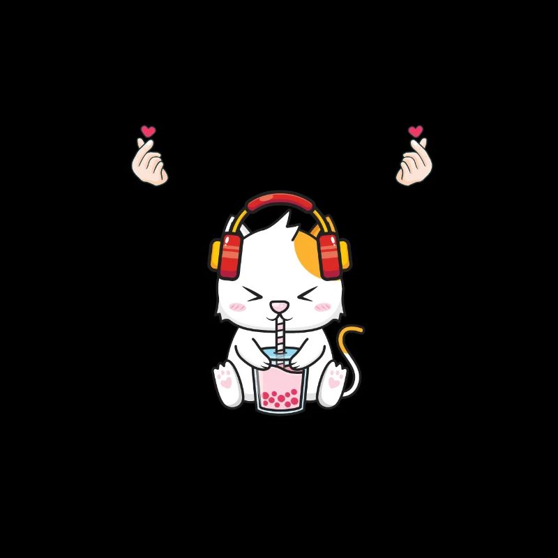 Blase Tee kpop Blase Tee Katze Katze Lover Geschen