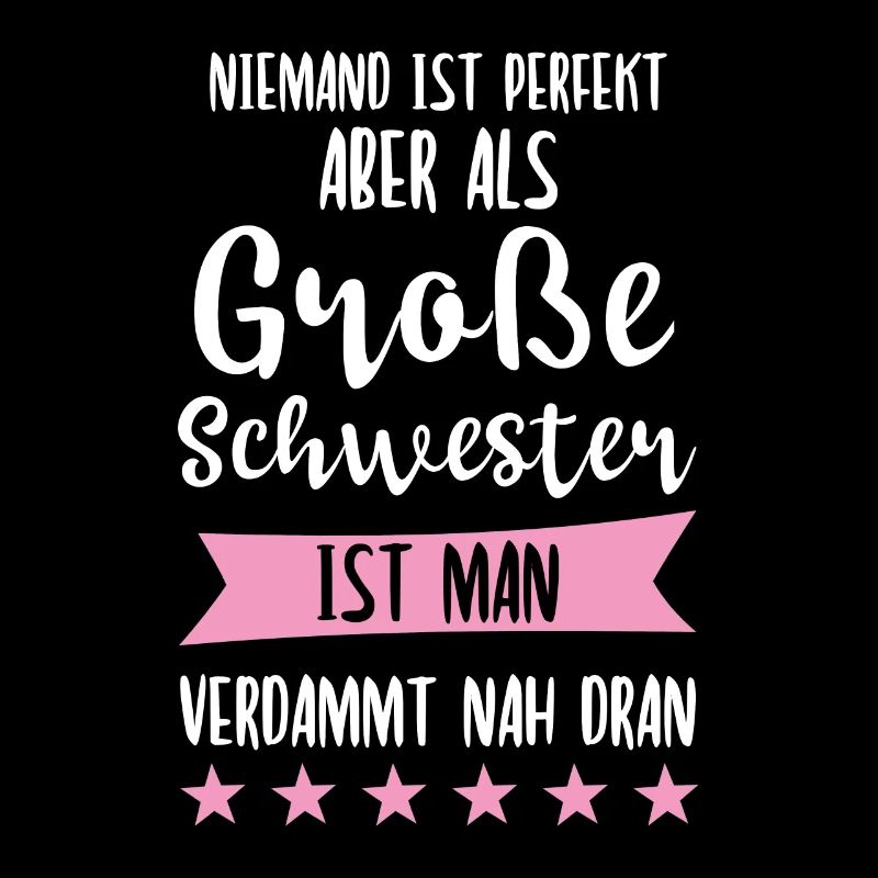Große Schwester Familie Grosse Schwester Geschenk