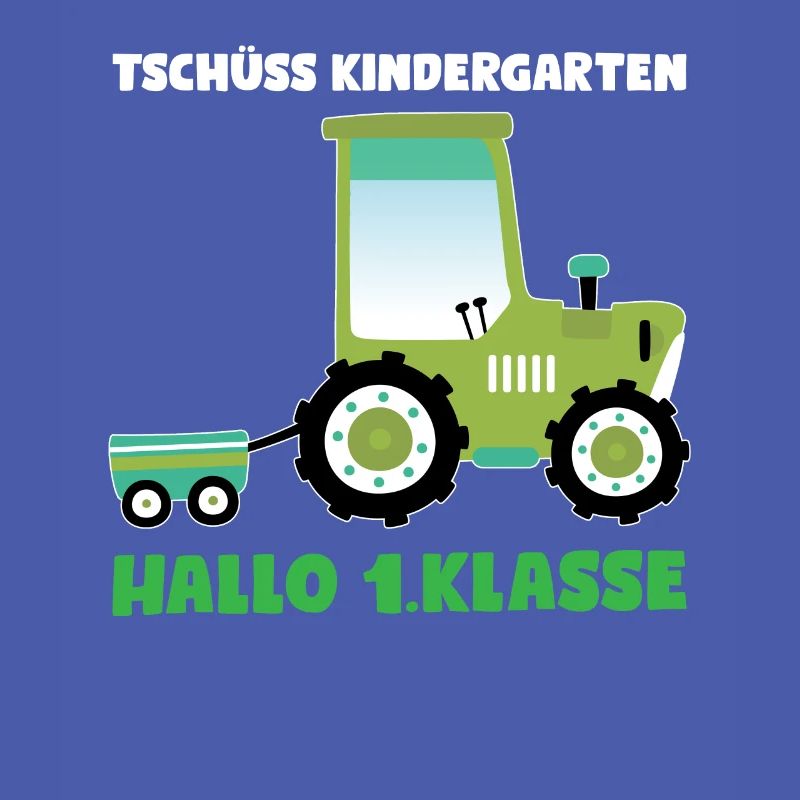 1.Klasse Traktor Einschulung Geschenk