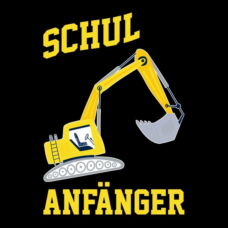 Schulkind Bagger Einschulung Geschenk