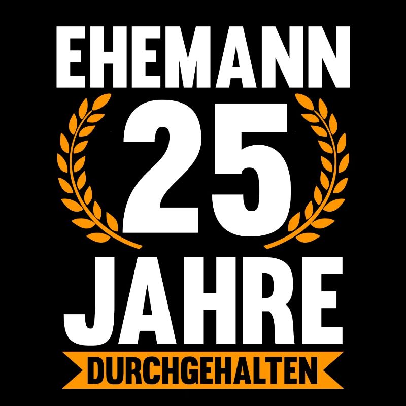 25 Jahre Ehe Ehemann 25. Hochzeitstag Geschenk