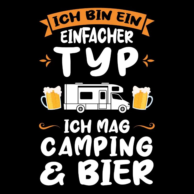 Campen Bier Campingplatz Geschenk