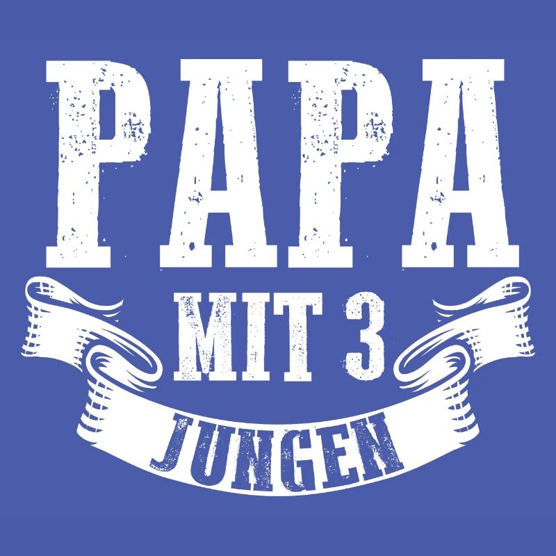 Papa 3 Söhne Kinder Geschenk