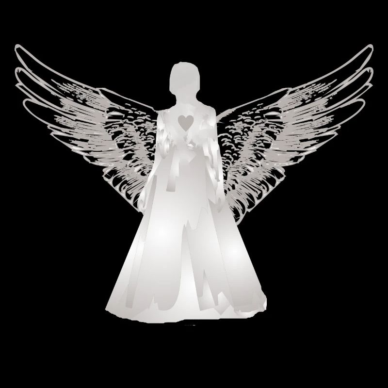 Engel Schutzengel mit Herz