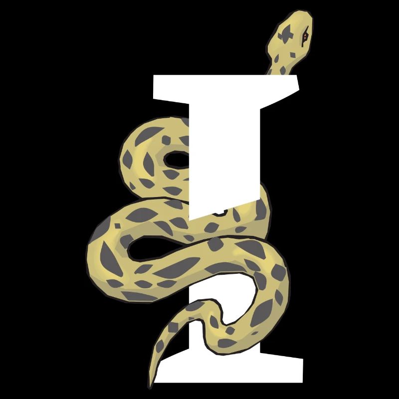 Lettre i serpent