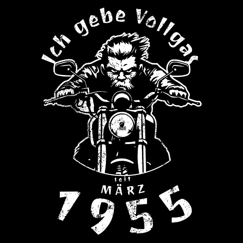 70. Geburtstag Ich gebe Vollgas seit 03/1955