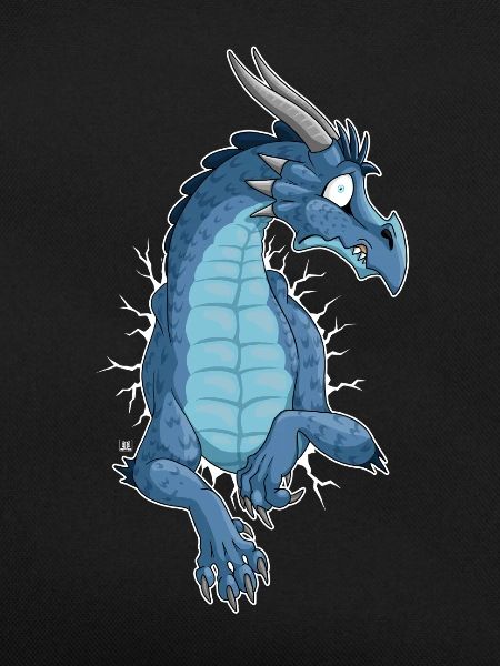 STUCK Blue Dragon (front)