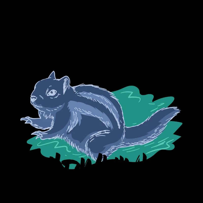 Thinking About Chipmunks Cute Squirrel Forest