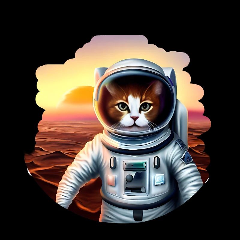 Chat astronaute sur Mars