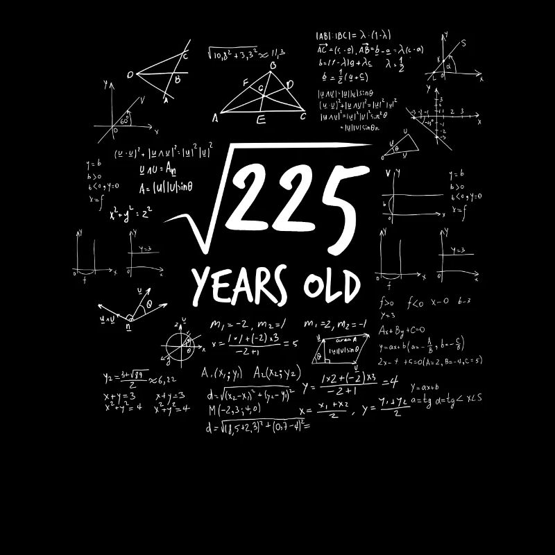 15th Birthday Root from 225 Mathematics Nerd Math