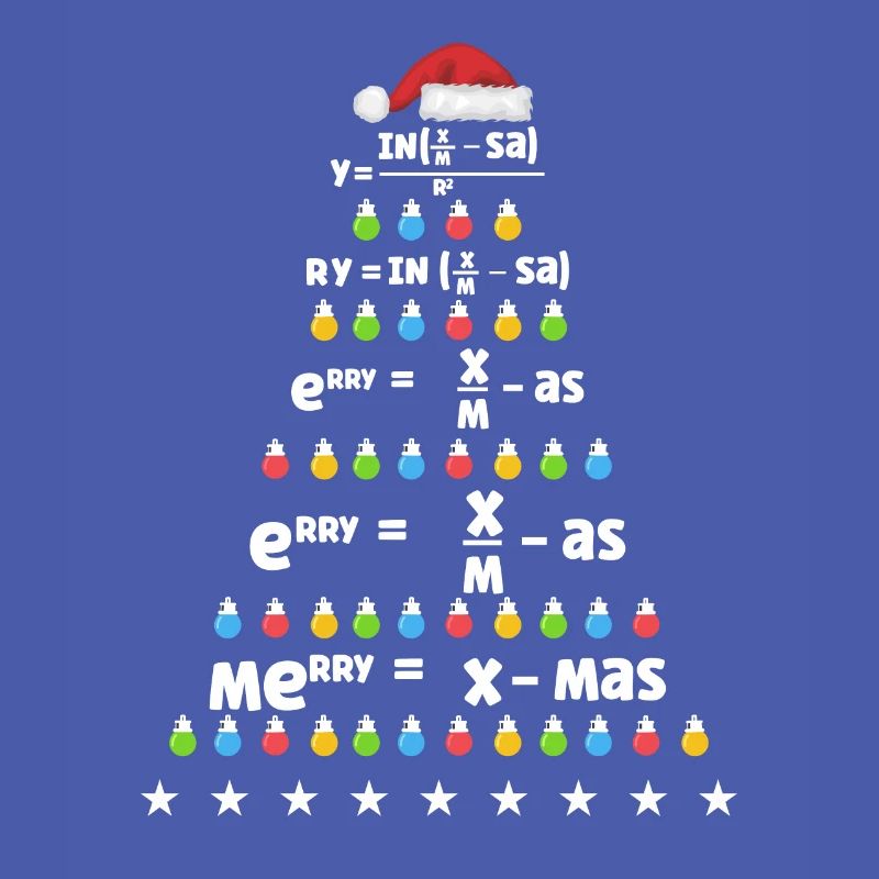 Math Arbre de Noël Math Formule Math Noël