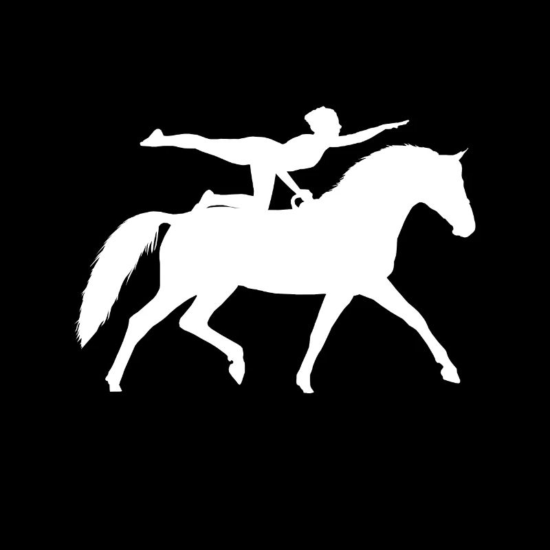 Voltigier cheval Voltige Équitation