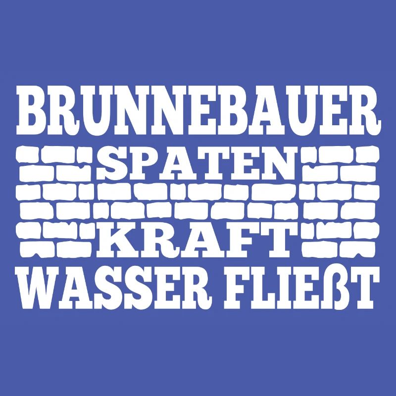 Construction de puits, bêche, puissance, coulée d’eau, constructeur de puits