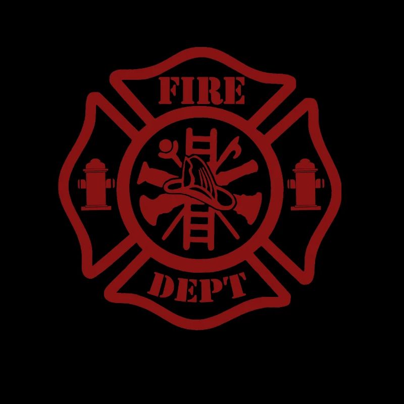 Fire Dept. with ladder - fire brigade with ladder