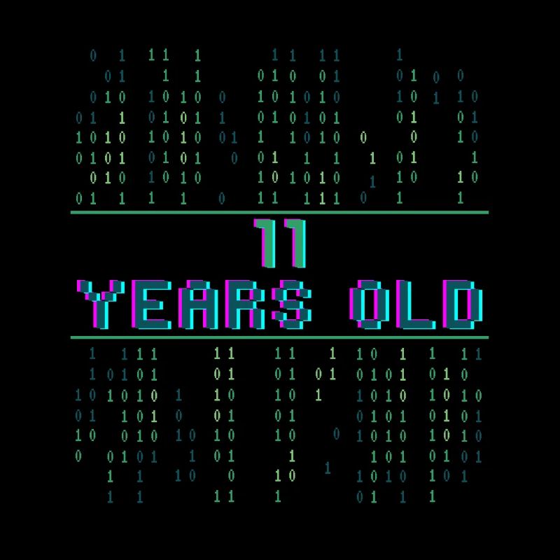 3. Geburtstag 3 Jahre alt Binärcode Coder