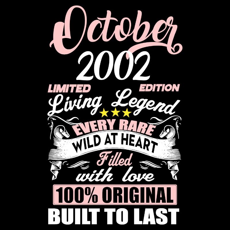 October 2002 - 20th birthday gift. Legend.