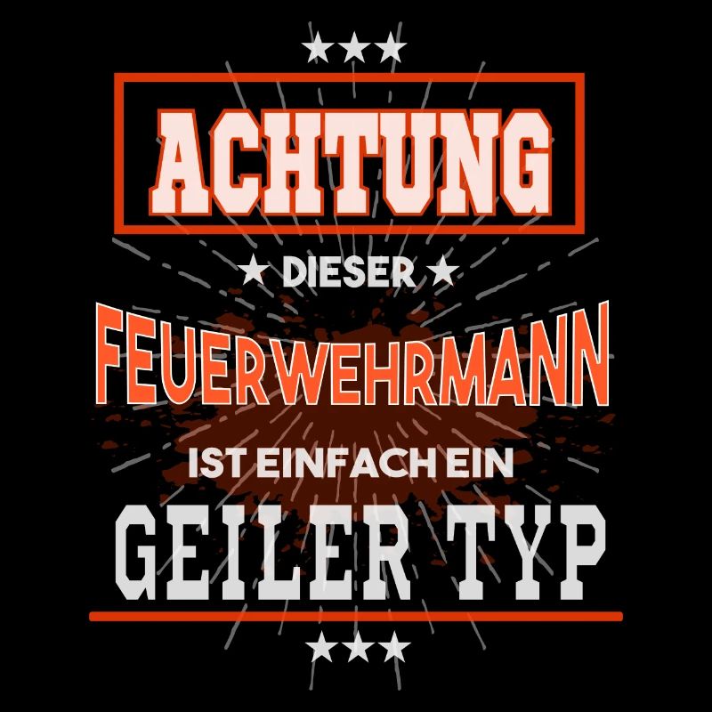 Feuerwehrmann, einfach ein geiler Typ