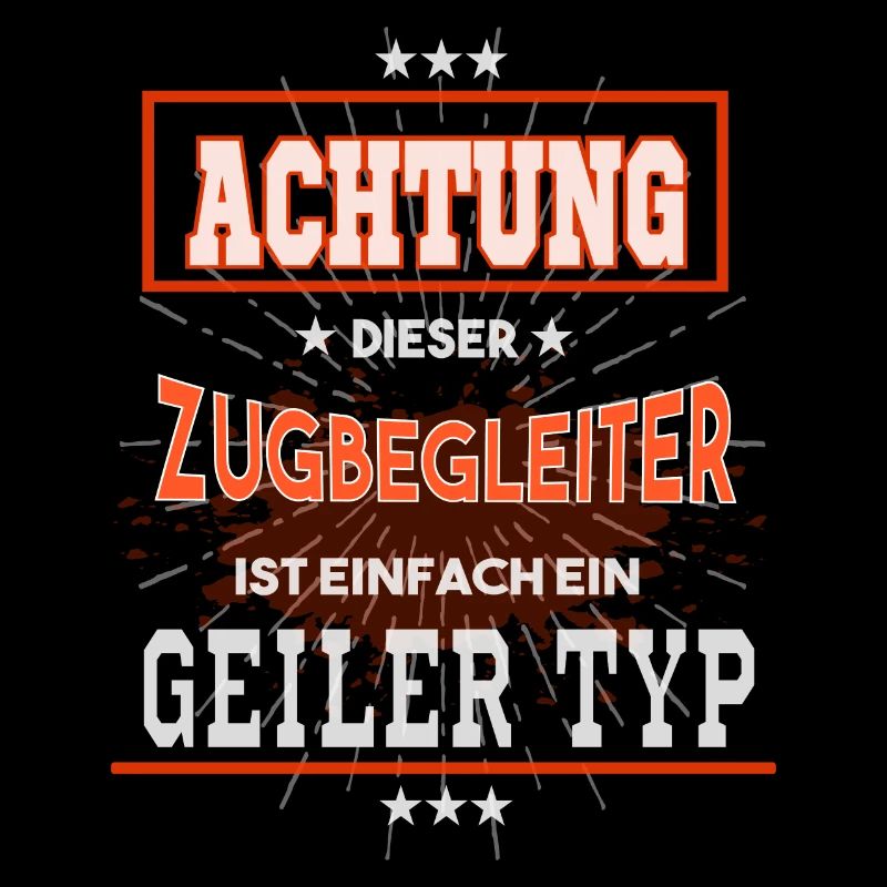 Zugbegleiter, einfach nur ein geiler Typ