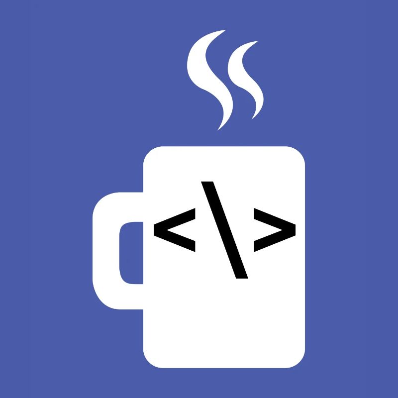 JavaScript-Codesoftware-Entwickler Kaffee Java