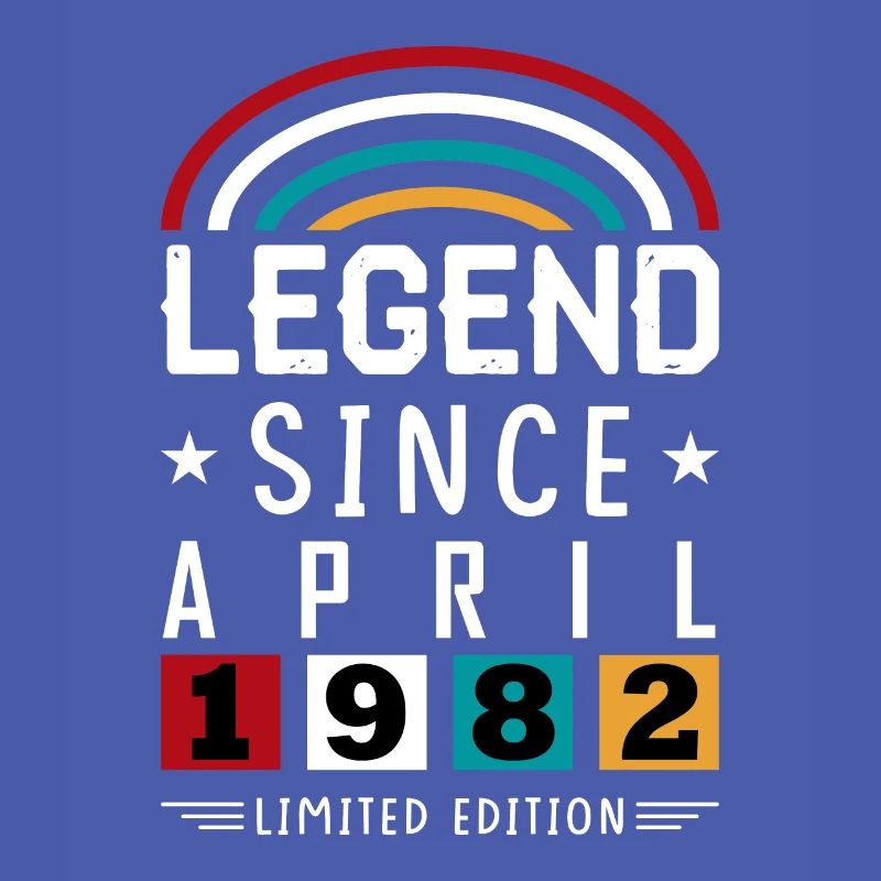 1982 Legend Since Geburtstag Geschenk April