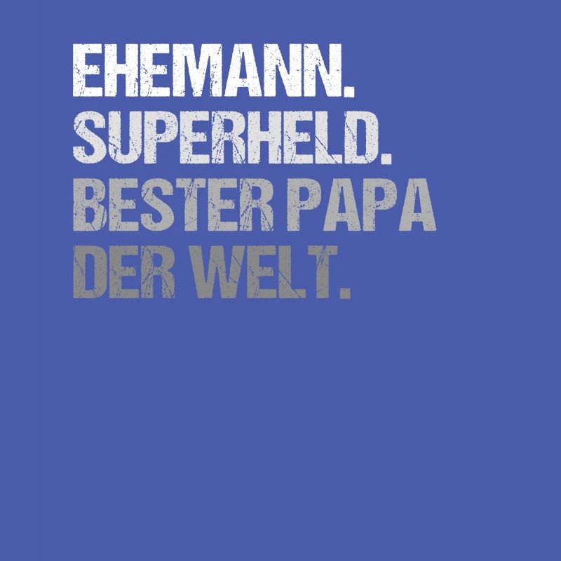 Ehemann Superheld bester Papa der Welt