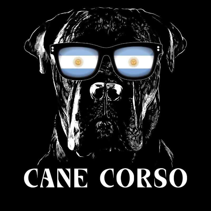 Cane Corso Argentine Drapeau argentin