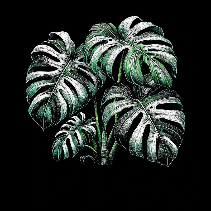 Monstera panaché